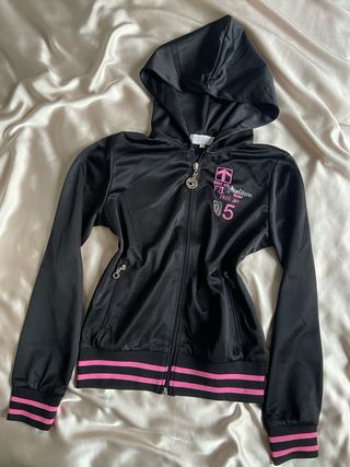 vintage emo y2k urban black pink cardigan zip