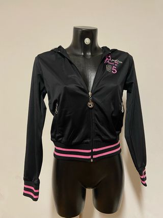 vintage emo y2k urban black pink cardigan zip