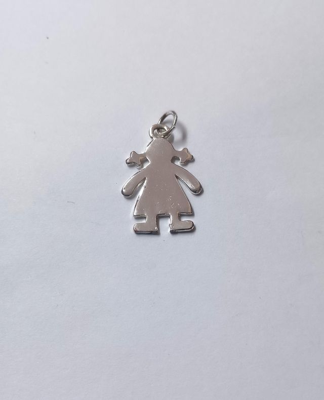 Ciondolo BAMBINA in Acciaio