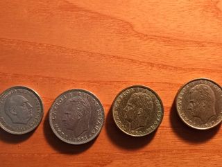 Lotto 4 monete Spagna collezione rare