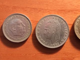 Lotto 4 monete Spagna collezione rare