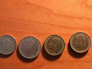 Lotto 4 monete Spagna collezione rare