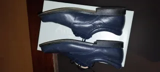 Zapatos niño comunión azul marino T.35