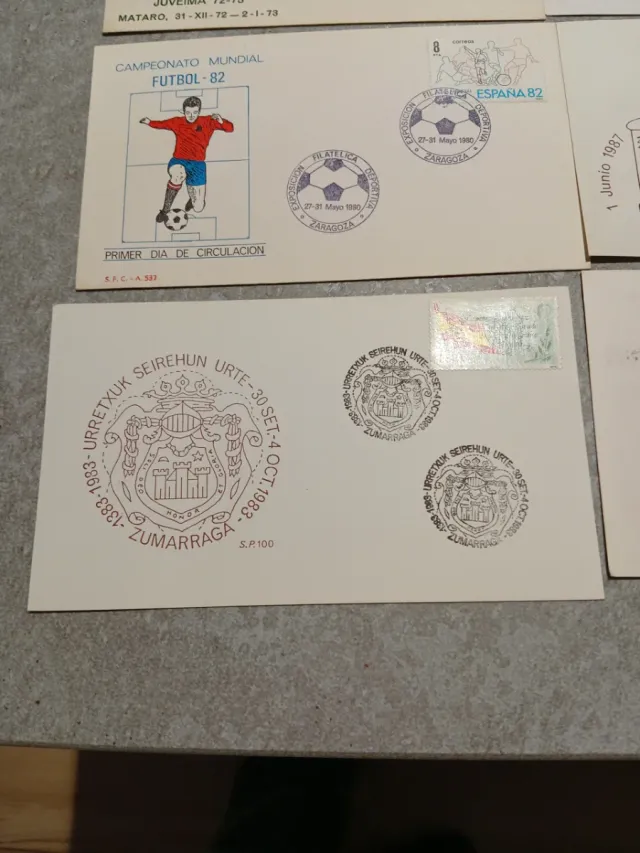 Lotto di 20 buste e carte filatelia