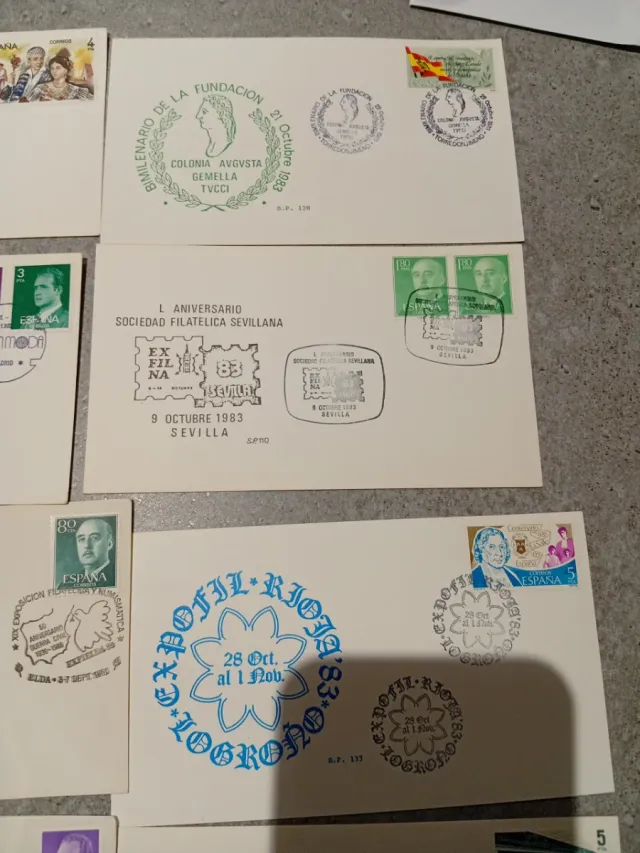 Lotto di 20 buste e carte filatelia