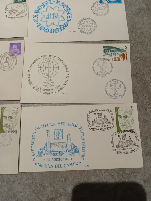 Lotto di 20 buste e carte filatelia