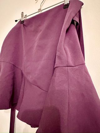 Falda Zara Talla S Morada