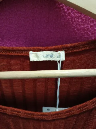 Camiseta manga larga marrón