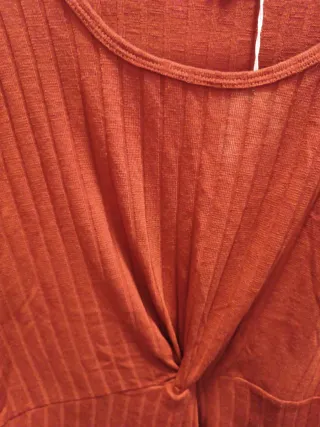 Camiseta manga larga marrón