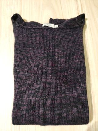 JERSEY MORADO CUELLO BARCO. INSIDE T-M