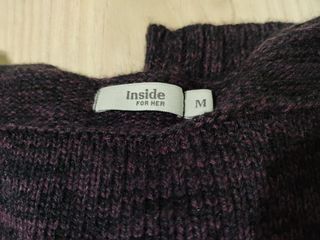 JERSEY MORADO CUELLO BARCO. INSIDE T-M