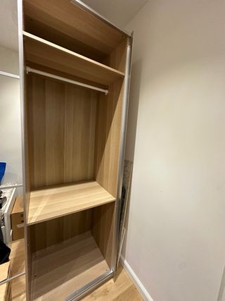 Armario PAX Ikea Madera y Cristal
