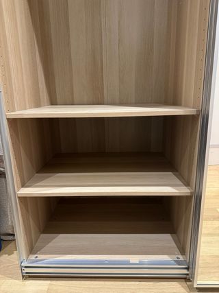 Armario PAX Ikea Madera y Cristal