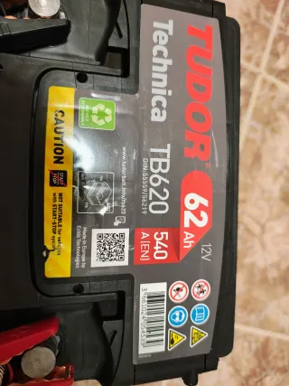 Batería Coche 62Ah 540A