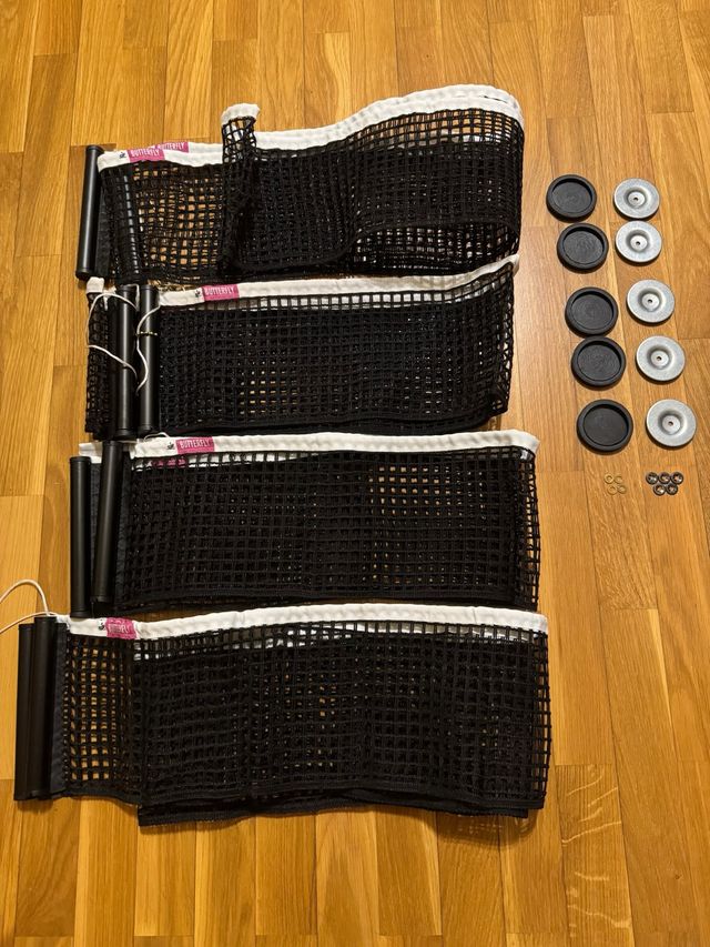 4 redes de repuesto Butterfly Tenis de Mesa