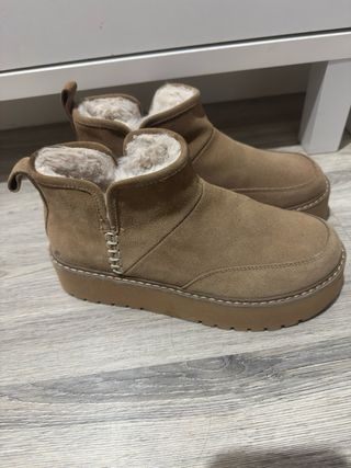 Botas Stradivarius Beige Talla 35