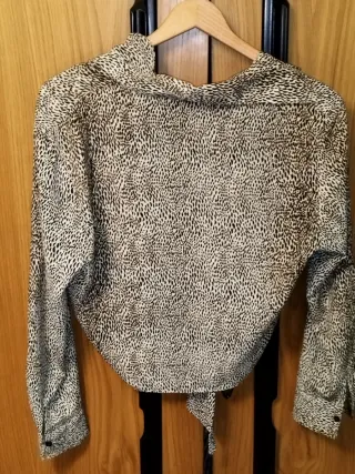 Camisa Estampado Leopardo Oversize Fat L/Xl