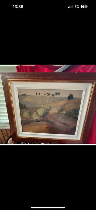 Quadro paesaggio rurale