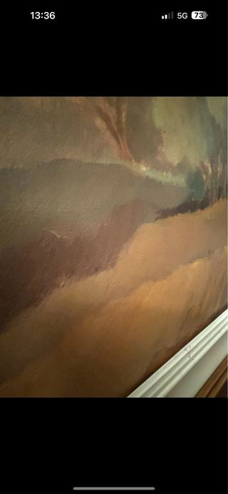 Quadro paesaggio rurale