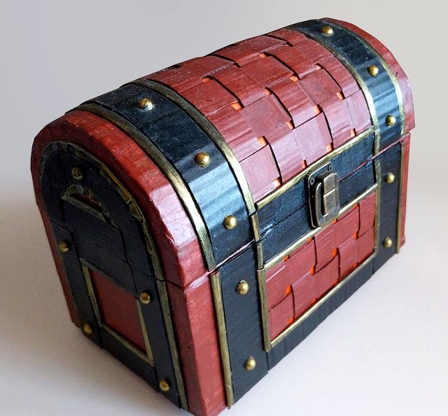 Cajita Cofre Decorada