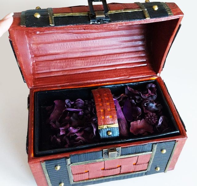 Cajita Cofre Decorada