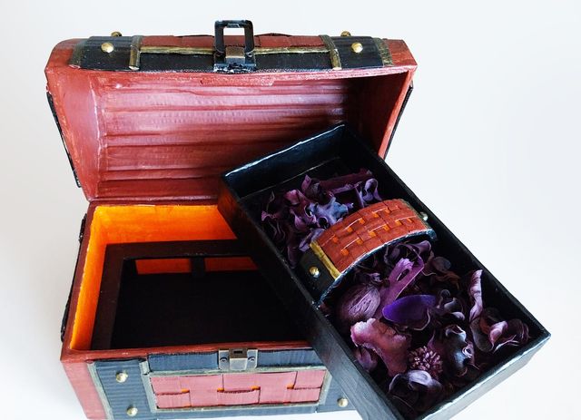 Cajita Cofre Decorada