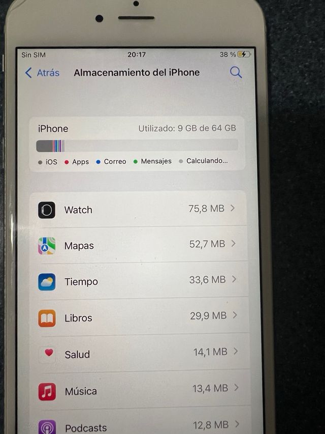 iPhone 6s Plus Plata/Oro