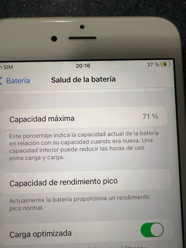 iPhone 6s Plus Plata/Oro
