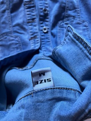 Vestido vaquero tipo camisa