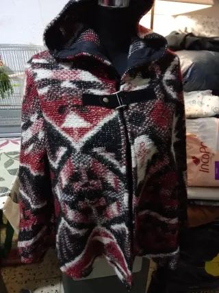 Gabardina Bershka Multicolor Talla M