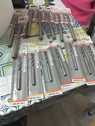 Todas la  Brocas Widia 7 y 11 mm Bosch que se ven