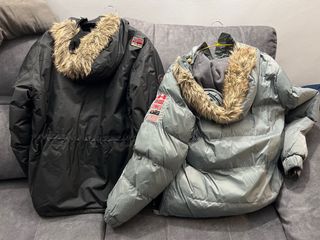 Chaqueta Geographical Norway Negra y Plateada