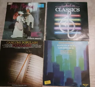 Lote 4 vinilos clásicos y recopilatorios
