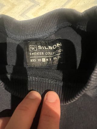 Sudadera Silbon Azul Talla S