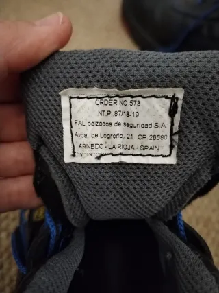 Botas de seguridad con puntera