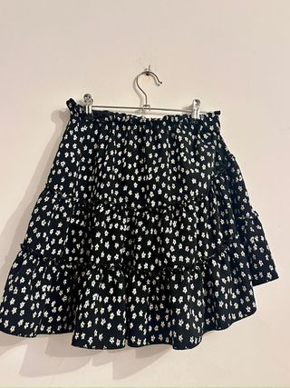Falda corta mujer volantes Talla S