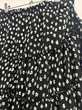 Falda corta mujer volantes Talla S