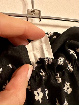 Falda corta mujer volantes Talla S