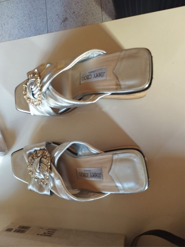 Sandalias Jimmy Choo Plata