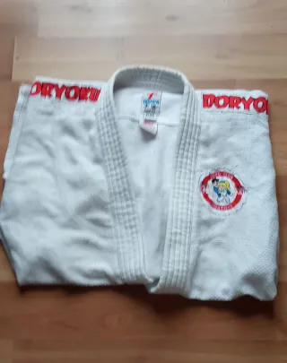 Kimono Doryoku Blanco Talla  9 a 11 años