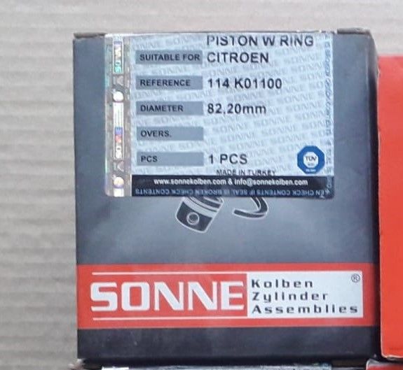 Piston 82.2 mm Peugeot o Citroen Motor 1.9 D DW8