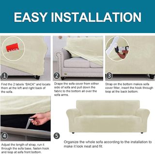 Funda de sofá beige