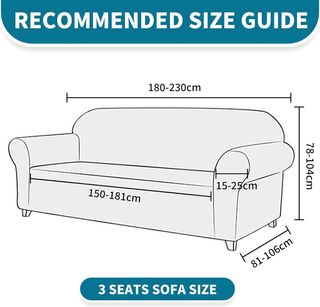 Funda de sofá beige