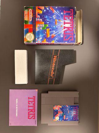 Tetris NES Nintendo Caja Manual Cartucho