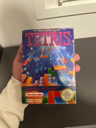 Tetris NES Nintendo Caja Manual Cartucho