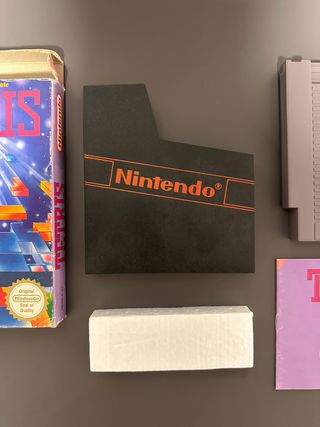 Tetris NES Nintendo Caja Manual Cartucho