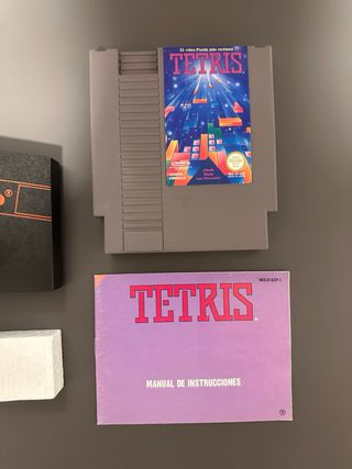 Tetris NES Nintendo Caja Manual Cartucho