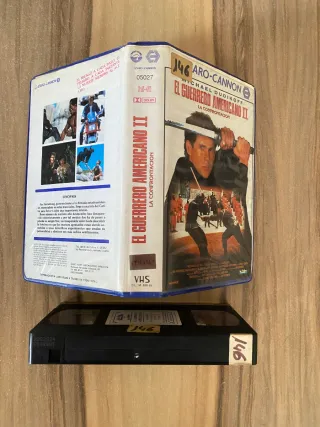 2 Películas VHS El Guerrero Americano 1 y 2