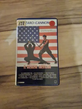 2 Películas VHS El Guerrero Americano 1 y 2