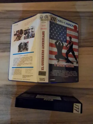 2 Películas VHS El Guerrero Americano 1 y 2